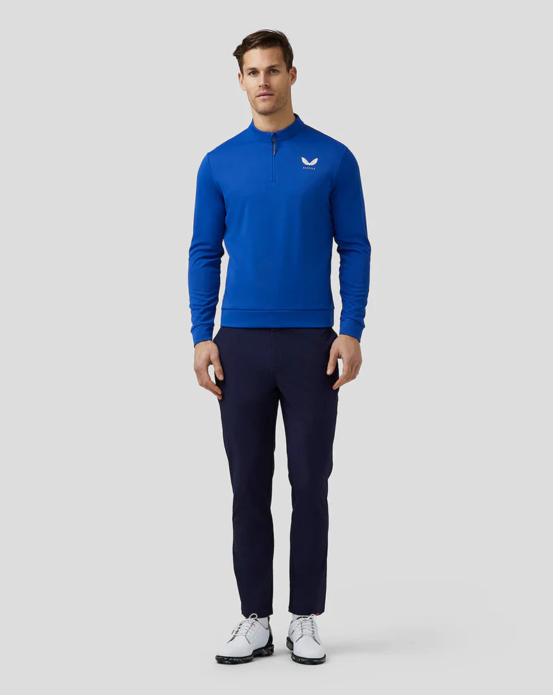 Load image into Gallery viewer, MEN’S GOLF CLUB CLASSIC QUARTER ZIP TOP - ROYAL BLUE

