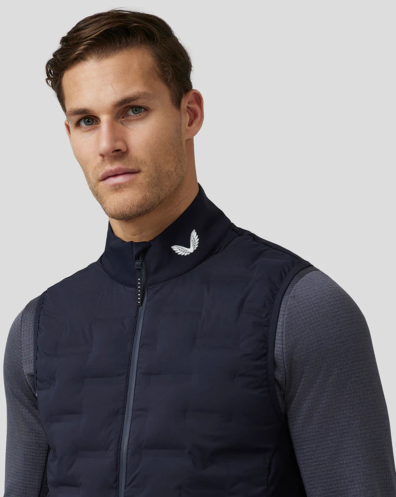 Load image into Gallery viewer, MEN’S LIGHTWEIGHT HYBRID GILET - Navy
