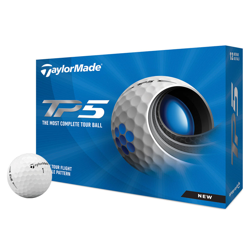 Load image into Gallery viewer, Taylormade TP5 Dozen Golf Balls White

